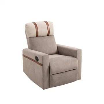 Sofa Kursi Putar Pijat Kain Mewah
