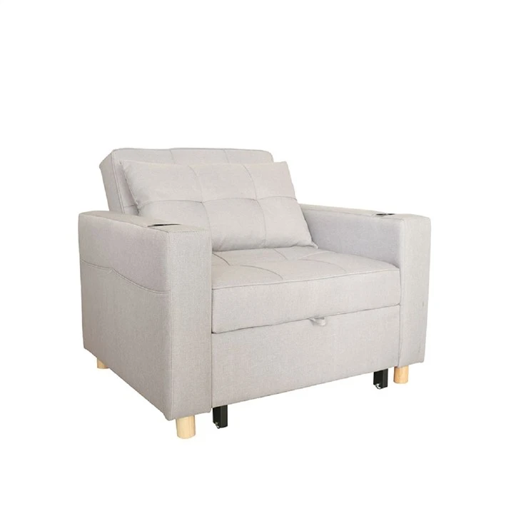 Tempat Tidur Kursi Konvertibel Linen