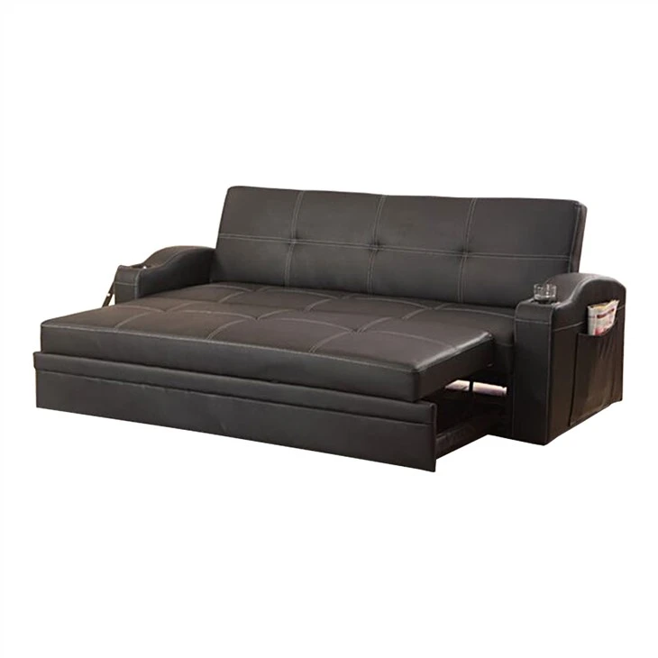 Tempat Tidur Sofa Lipat Kulit PU