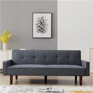 Tempat Tidur Sofa Lengan Persegi